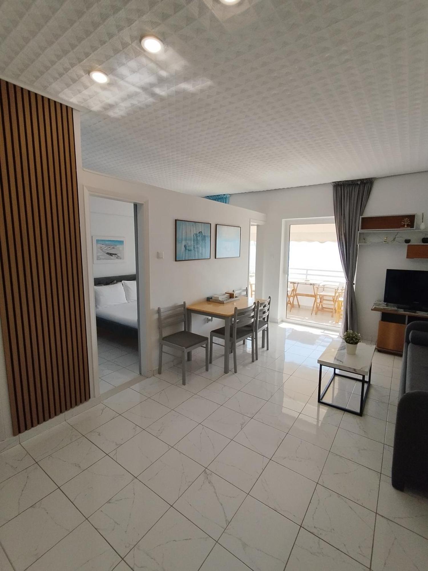 Atlas-Unlimited Sea View Apartment ลูตรากี ภายนอก รูปภาพ
